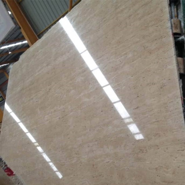 honed filled travertino slabs